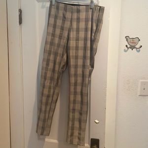 Size 4 Ankle plaid skinny pants